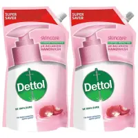 Dettol Liquid Handwash Refill - Skincare Moisturizing Hand Wash Antibacterial Formula | 10x Better Germ Protection, 675 ml (Pack of 2 - 675ml each)